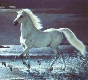 馬 Painting - am258D11 動物の馬